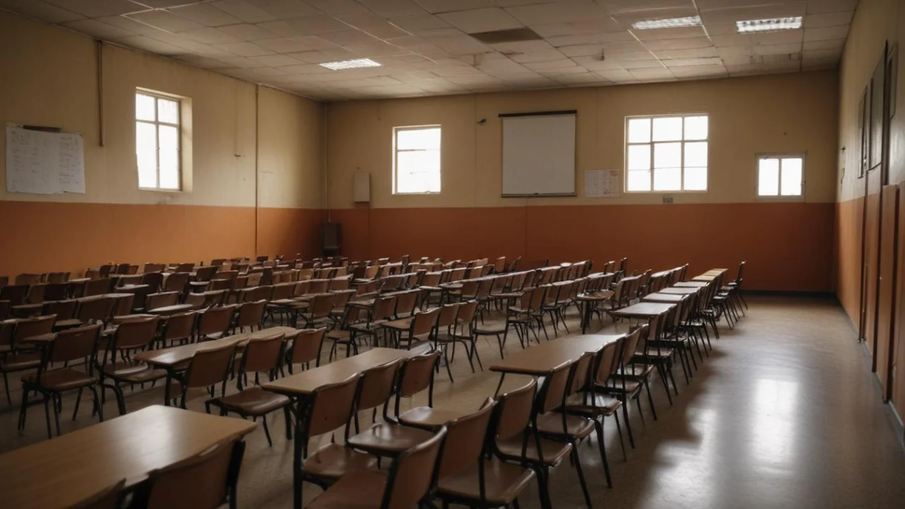Sala de vacinação em Guarulhos, com frascos e seringas embaladas, sem pessoas