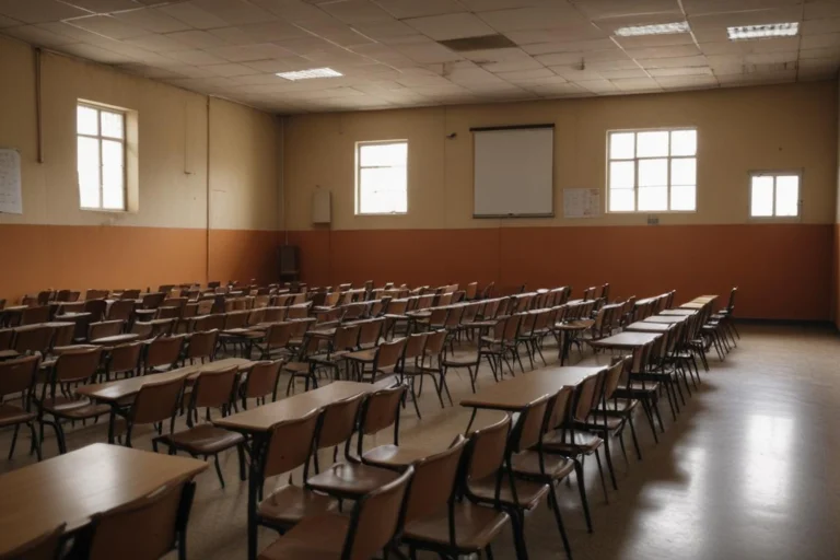 Sala de vacinação em Guarulhos, com frascos e seringas embaladas, sem pessoas