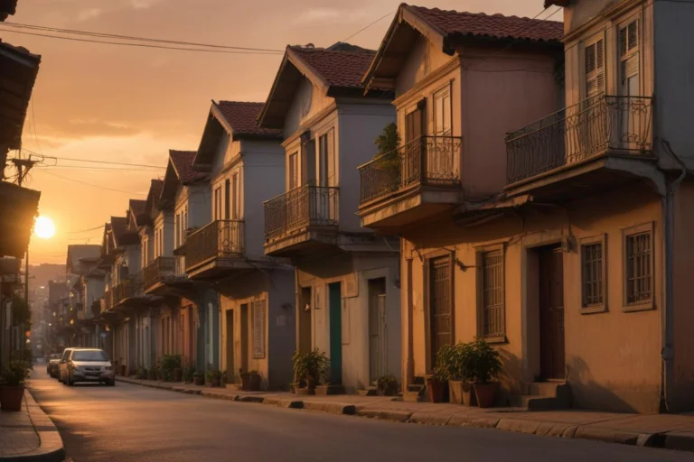 Rua residencial de Socorro à tarde, com casas simples e sem pessoas; não representa o local exato da ocorrência.